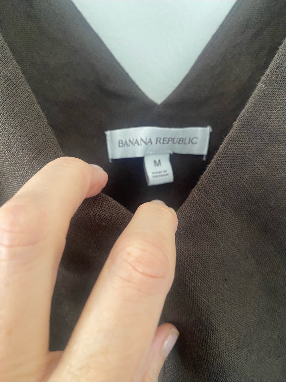 Banana Republic Linen Pocket Maxi Dress - Picture 6 of 7